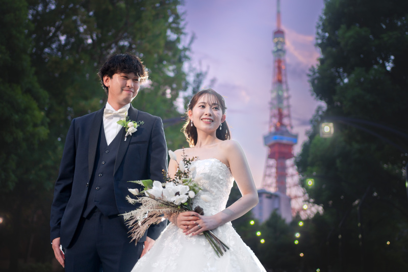 東京タワーのナイト撮影からスタート