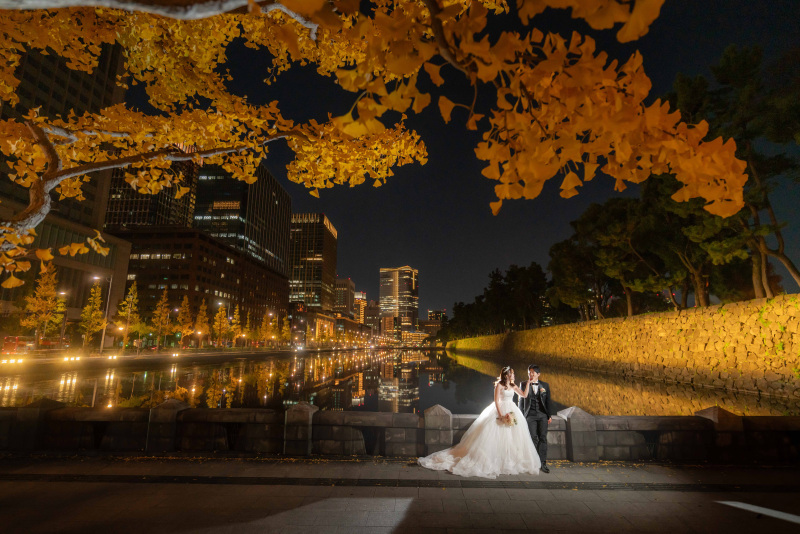 秋麗を全身に浴びて