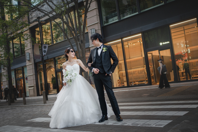 サングラスなど小物を使ってストリート撮影♬