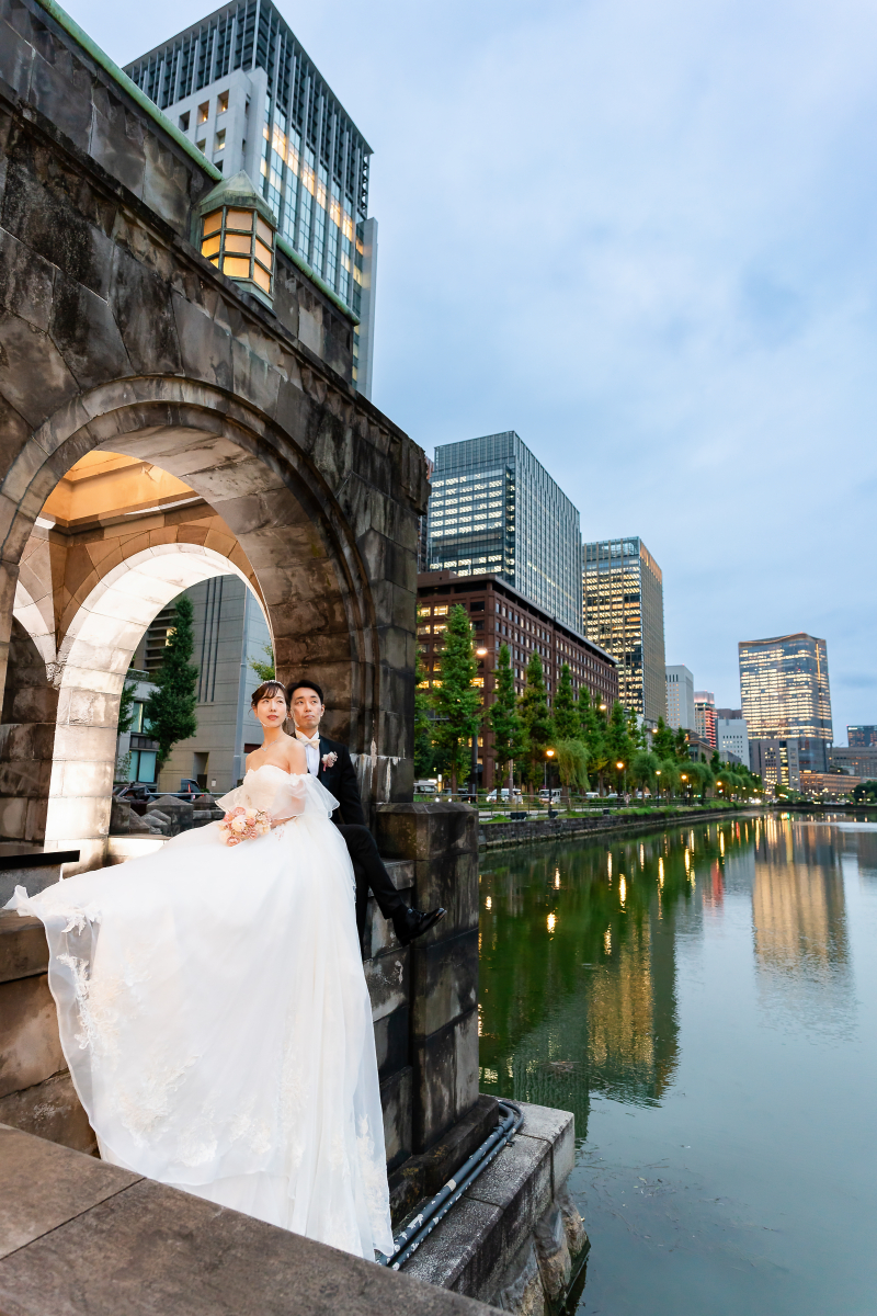 チャペル撮影の後は『和田倉門』へ移動しました♬