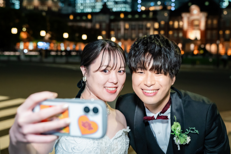 ラストカットはスマホで撮影しているおふたりを♪