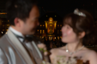 笑顔が可愛い新郎新婦様♡