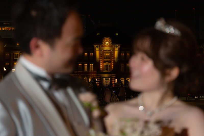 笑顔が可愛い新郎新婦様♡