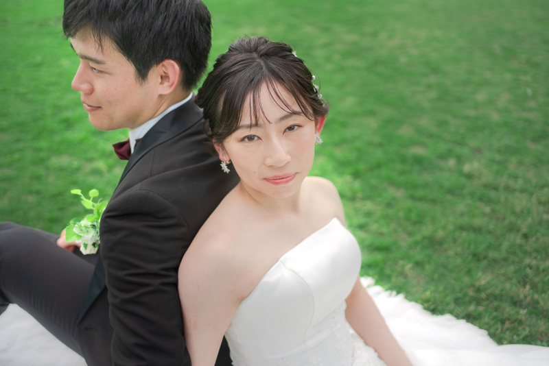 ご新婦様にフォーカスしたお写真