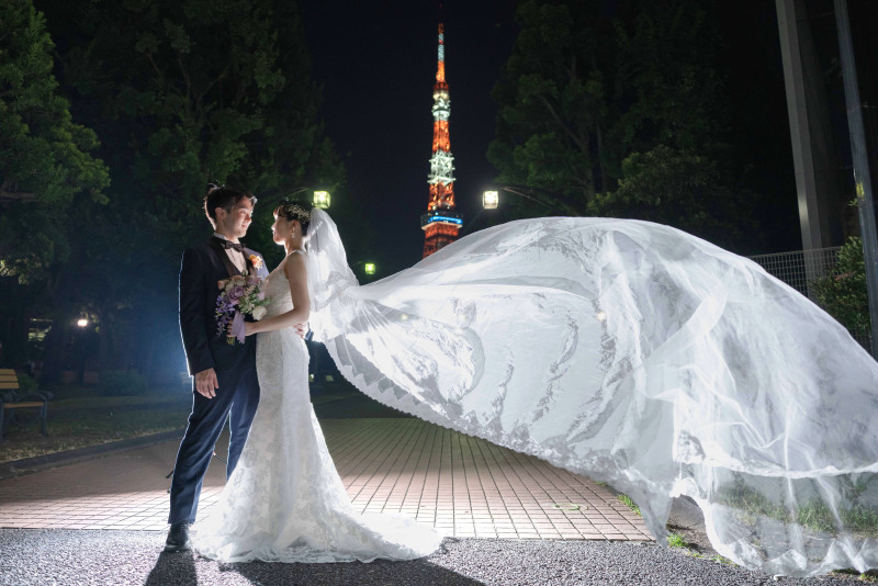 ベールを使って