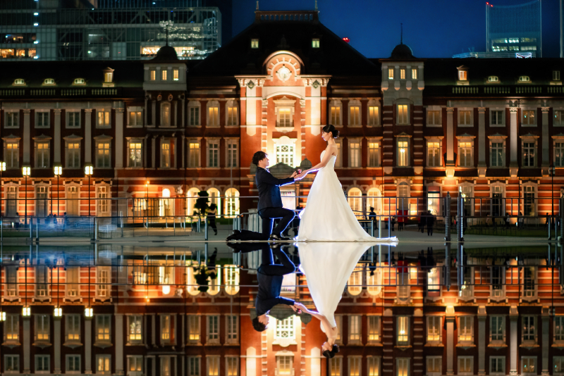 『リフレクション加工』で東京駅をもっと素敵に。