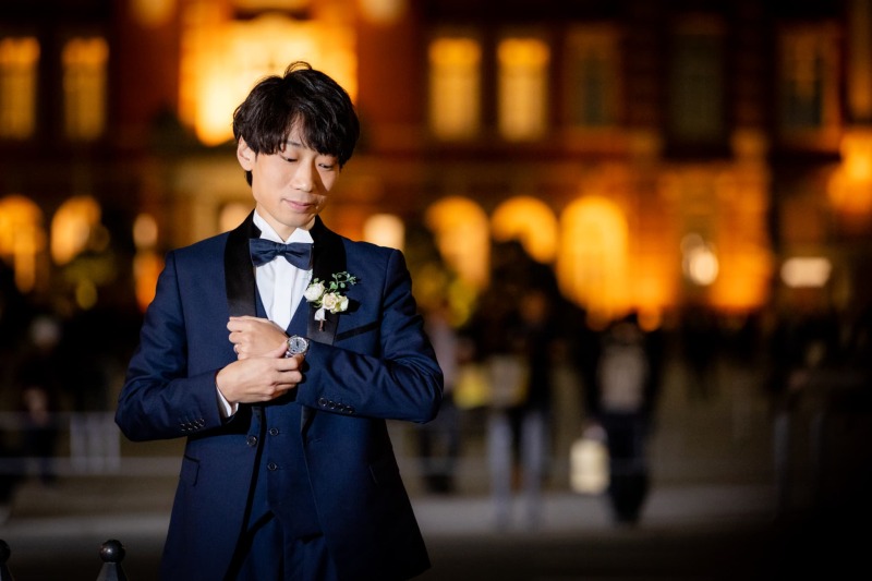 新郎様のソロカット