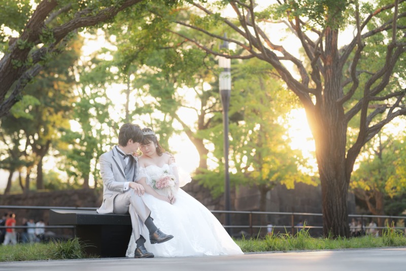 【東京駅周遊ツアー】綺麗なサンセット