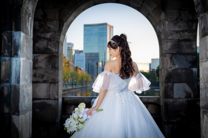 新婦様のソロショット