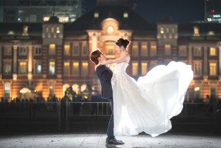 【東京駅・丸の内・東京タワー前撮りフォトプラン】素敵に撮影