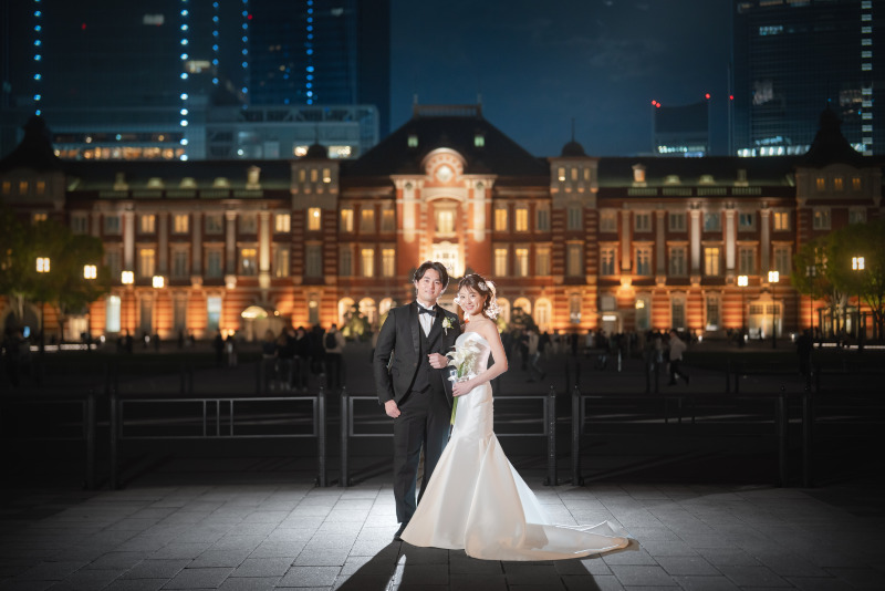 おふたりの衣装とロケーションがマッチ♪