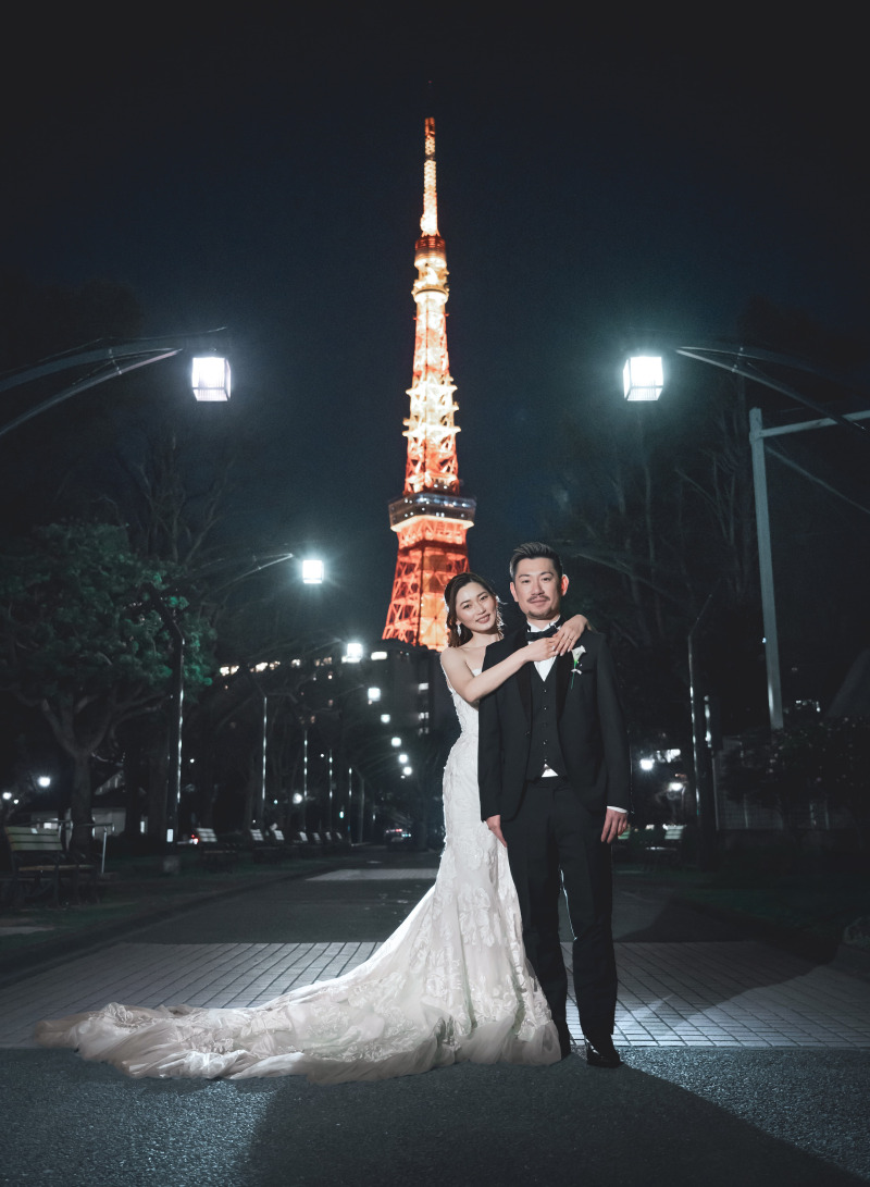 東京タワーのライトアップ