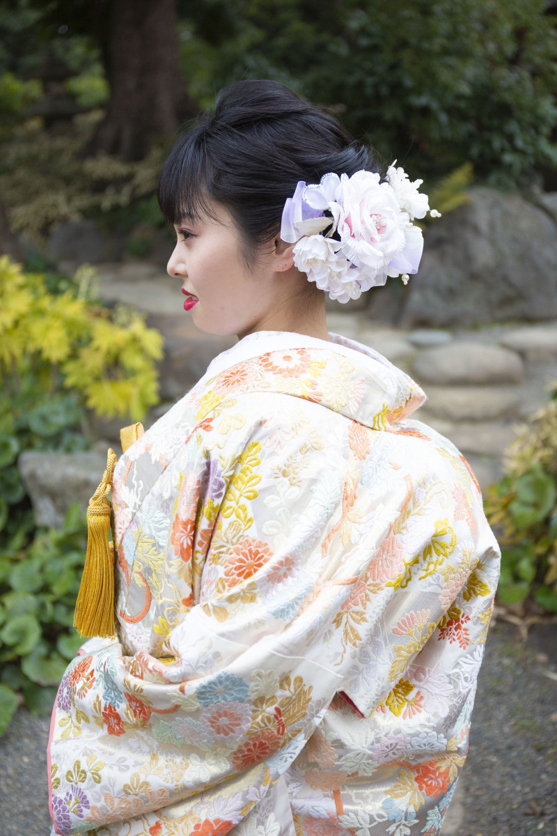 思い出の髪飾りで・・