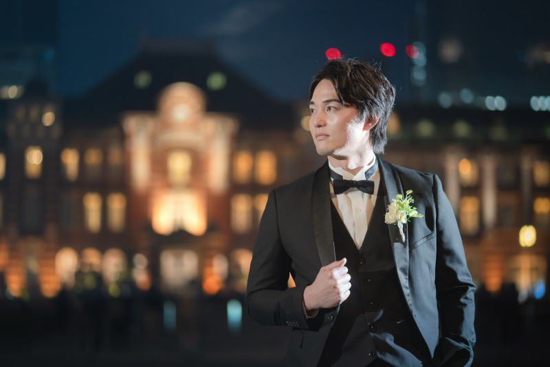 ご新郎様のソロショット♪