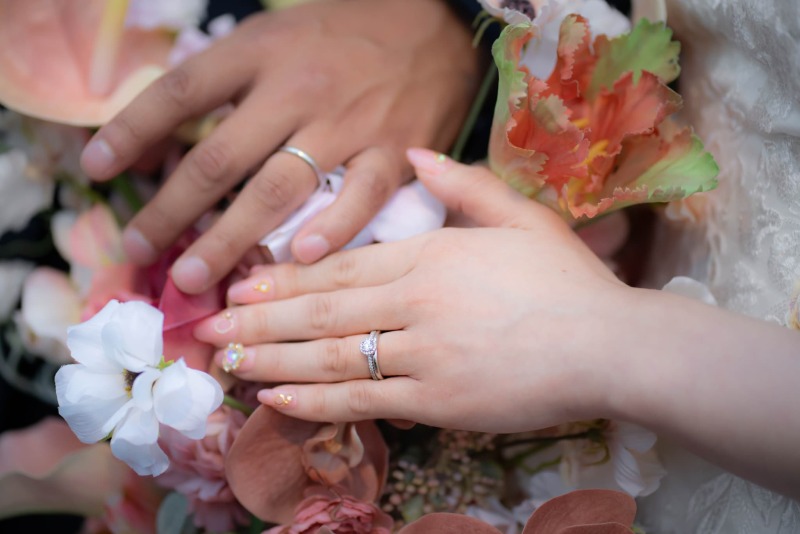 指輪のカットも