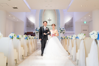 【チャペル+ロケーションフォト】チャペル撮影の後はライトアップされた東京駅へ！