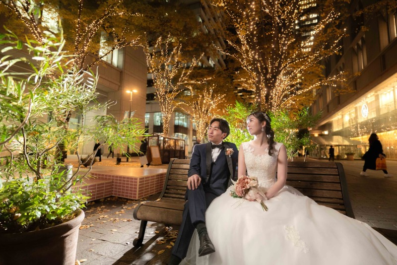 近い距離で自然な表情を