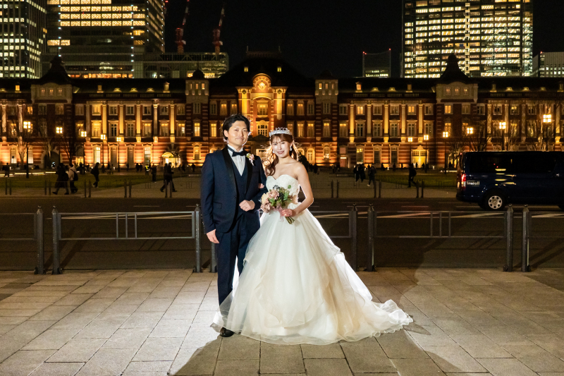 東京駅・丸の内駅舎前