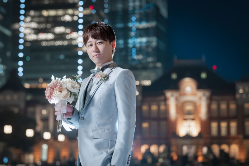 新郎様のソロショット