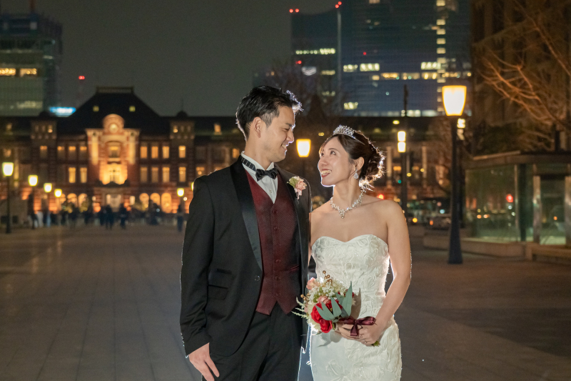 ラストは東京駅前にて