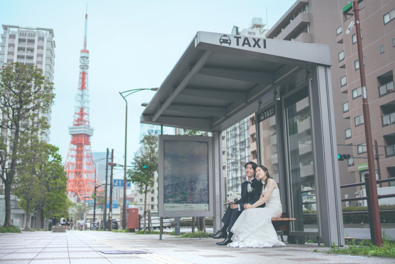 ストリートフォト風に