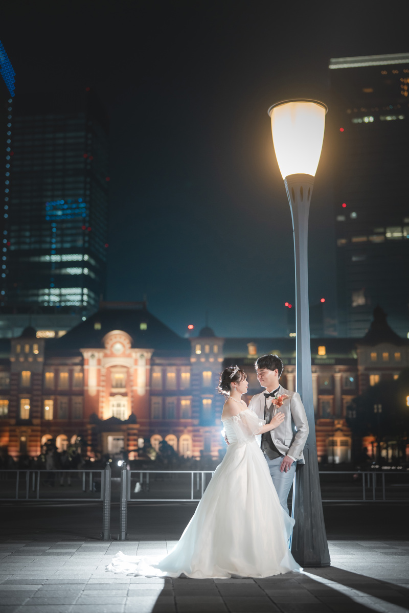 街灯を使った縦のお写真も♪