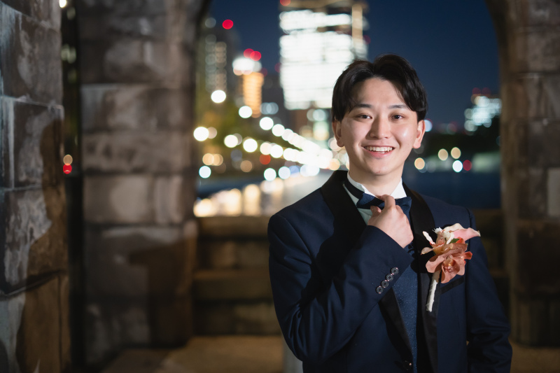 もちろんご新郎様も♪カッコイイ1枚を撮りましょう