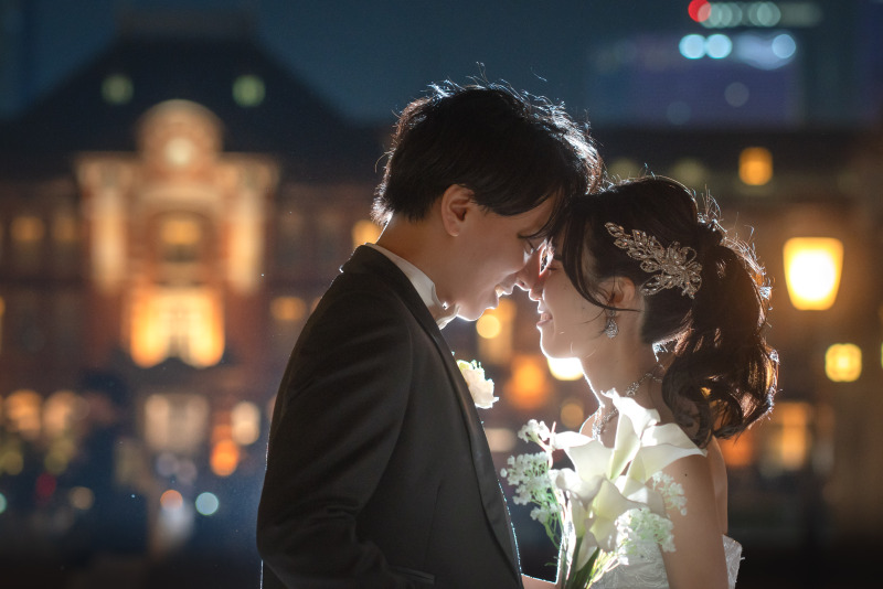  見つめ合うお二人