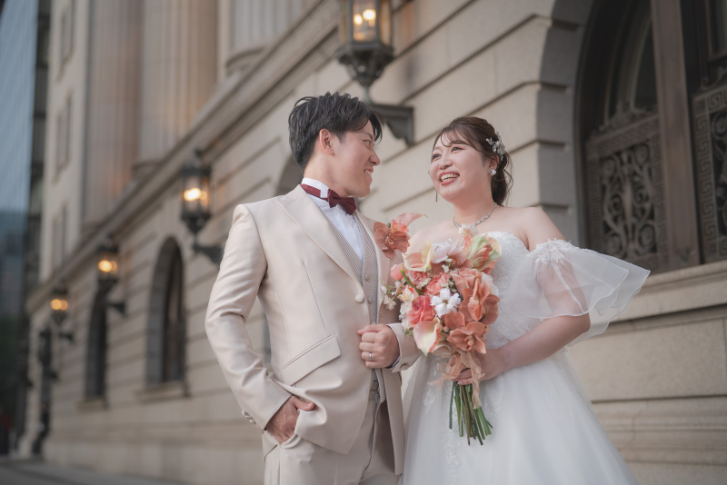 ご新郎様のやさしい眼差し