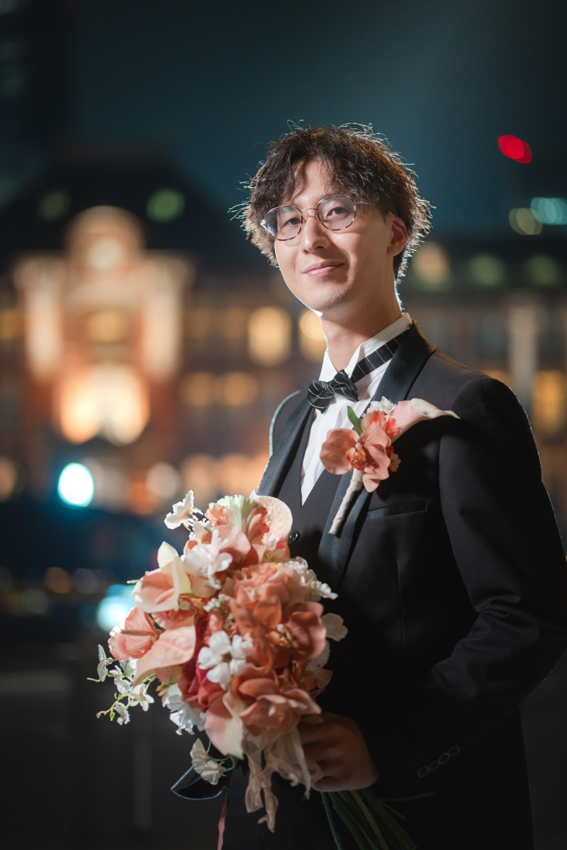 ご新郎様のソロショット♪