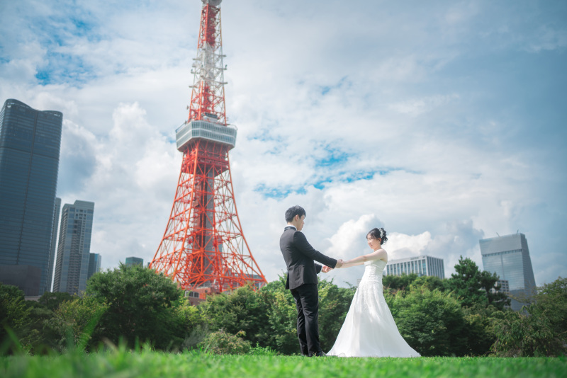 東京タワーでの撮影がスタートです!