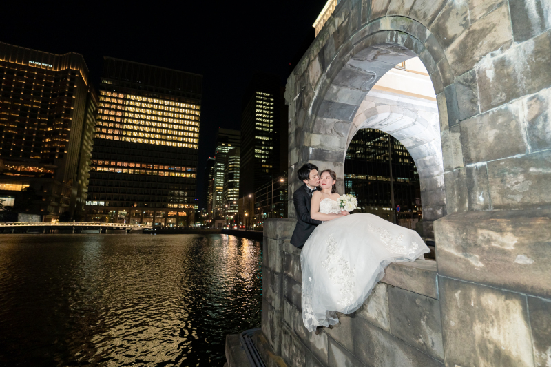 水面にうつる景色