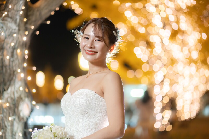 イルミネーションに包まれて