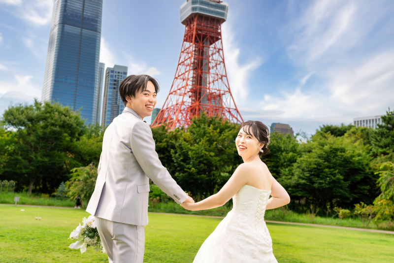 おふたりの自然な笑顔を引き出すことに成功