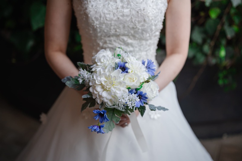 お持ち込みのブーケと