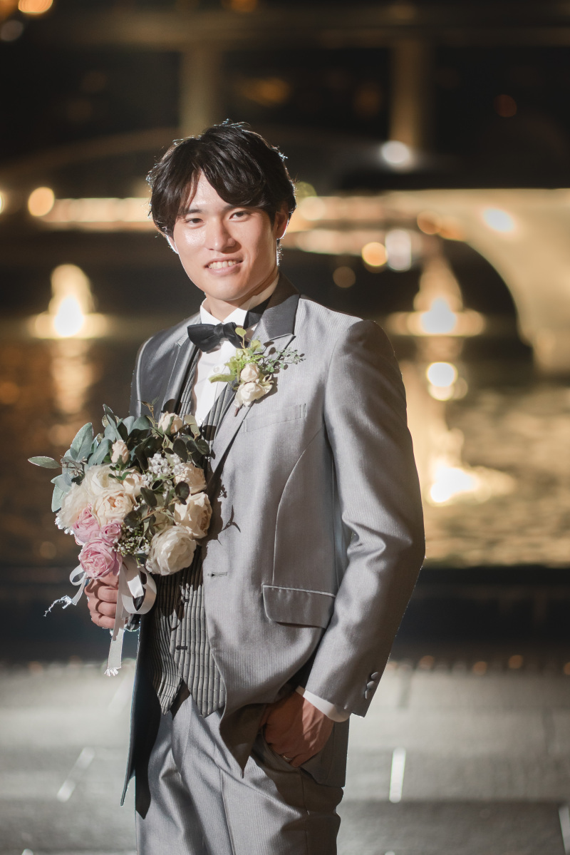 ご新郎様のソロショットも・:*+.