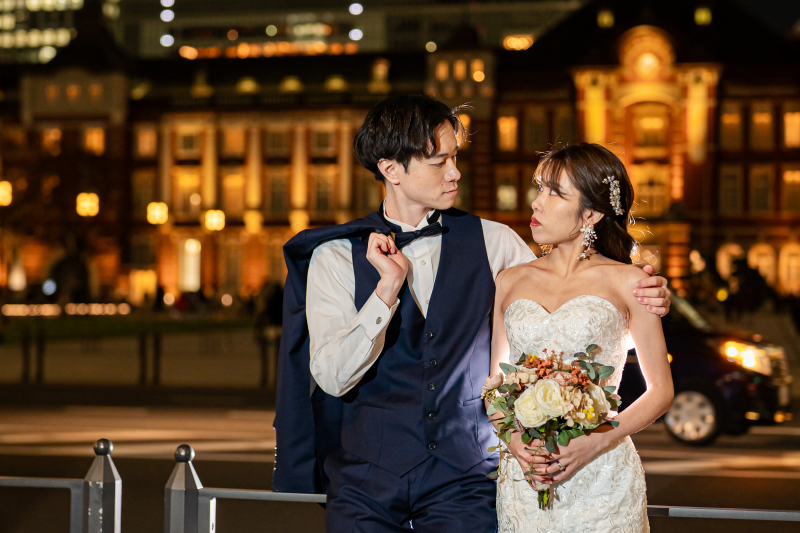 東京駅・丸の内駅舎前