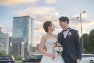 【東京駅周遊プラン】仲良しなお二人と撮影