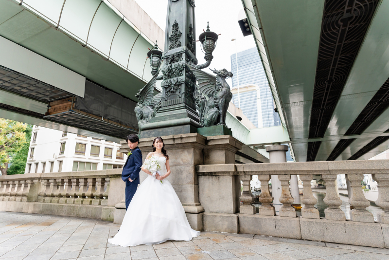 日本橋ならではのアングルで