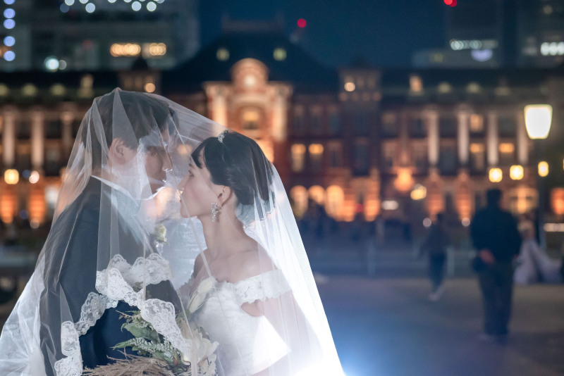 ベールをつかった1枚も