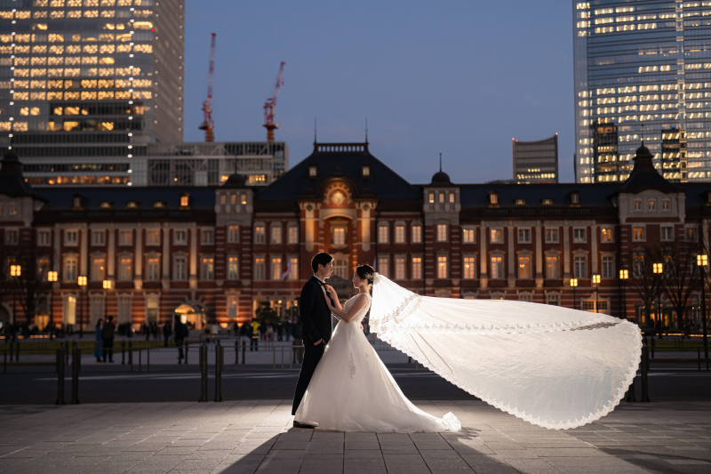 東京駅・丸の内駅舎にて