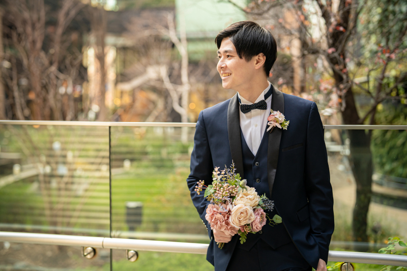 新郎様のソロショット