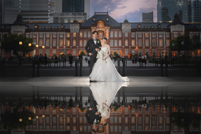 水面に映ったような『リフレクション加工』で素敵に