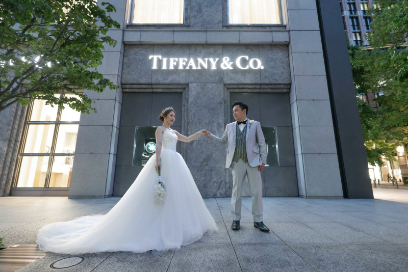 新郎様にエスコート