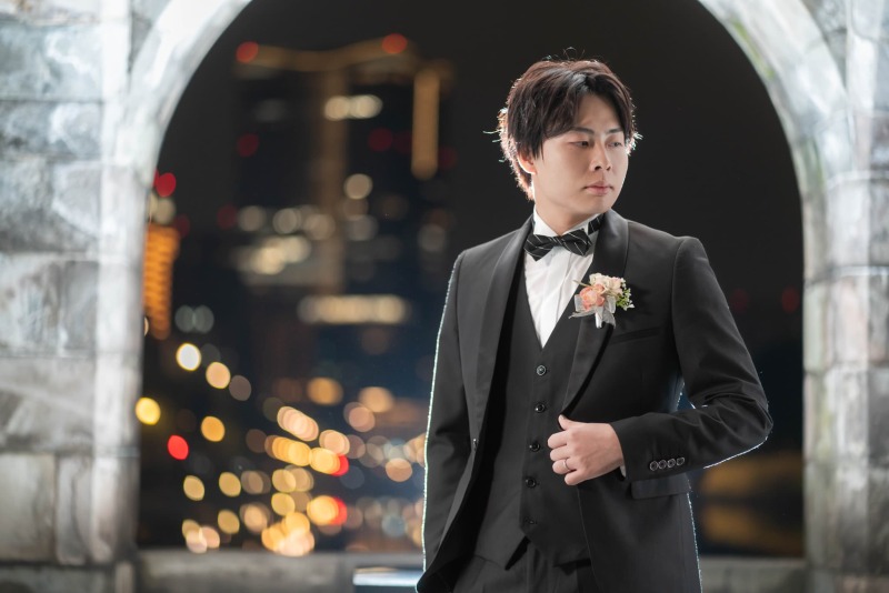 新郎様のソロショット