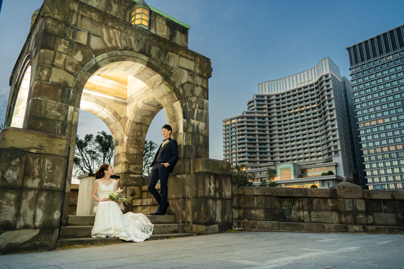 皇居エリア「和田倉門」にて