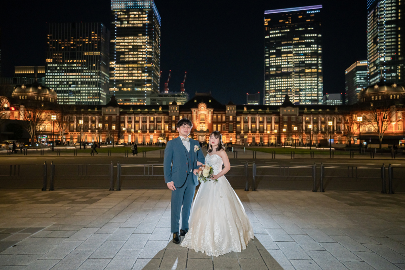 東京駅・丸の内駅舎前