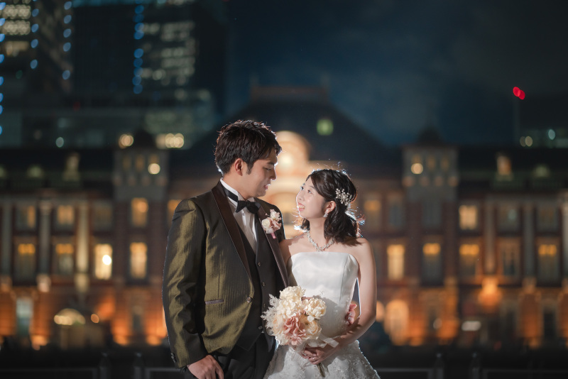 いよいよライトアップされた『東京駅』撮影へ!