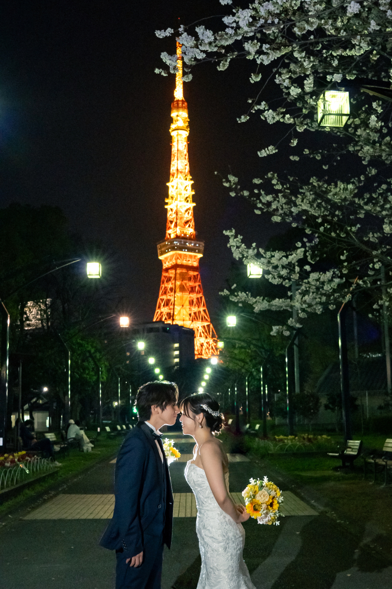 東京タワーのライトアップ