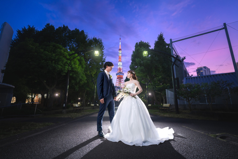 東京タワーと東京駅、どちらもナイト撮影で